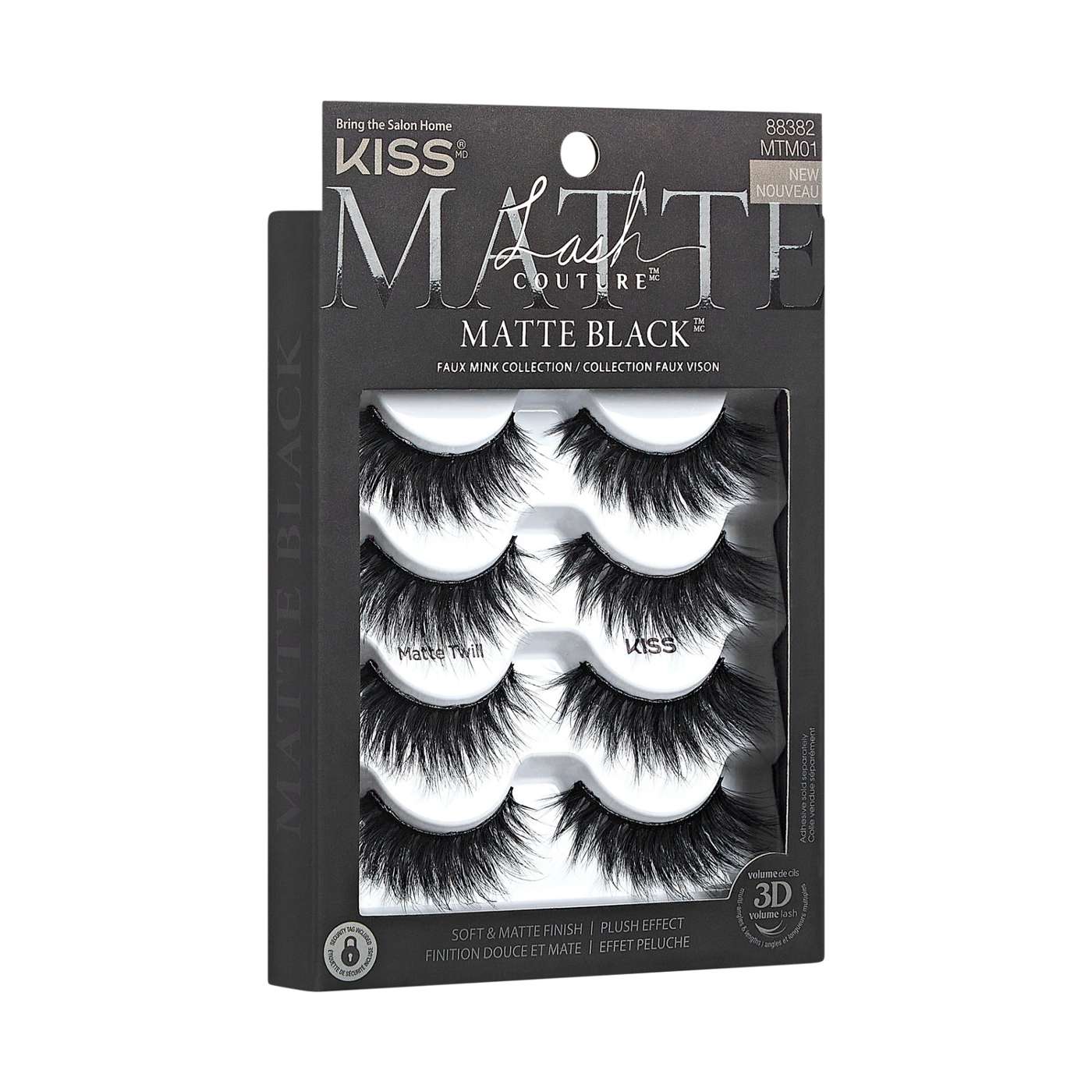 KISS Lash Couture Matte Black Multipack - Matte Twill; image 6 of 8