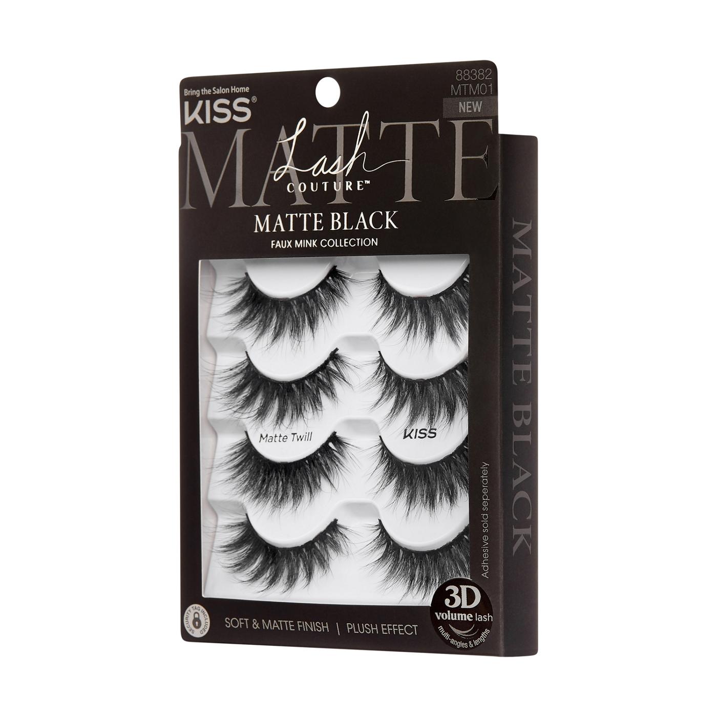 KISS Lash Couture Matte Black Multipack - Matte Twill; image 8 of 8
