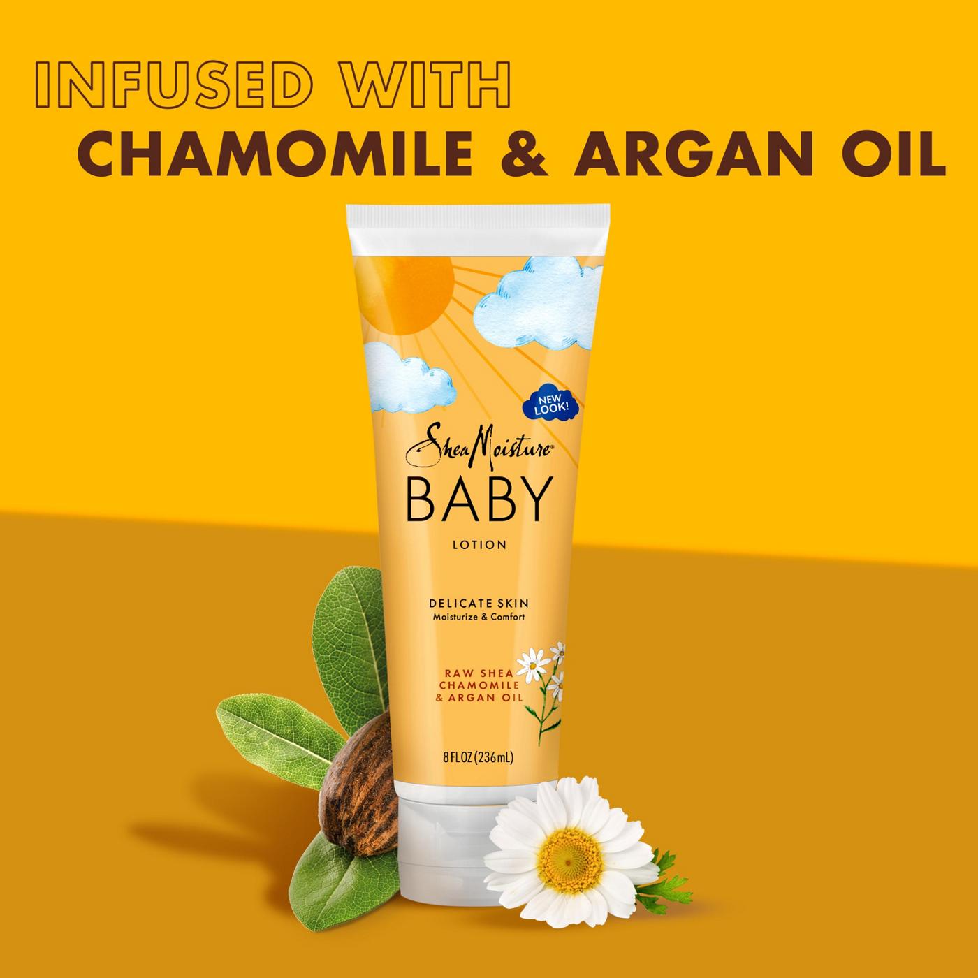 SheaMoisture Baby Lotion - Raw Shea Chamomile and Argan Oil; image 4 of 9