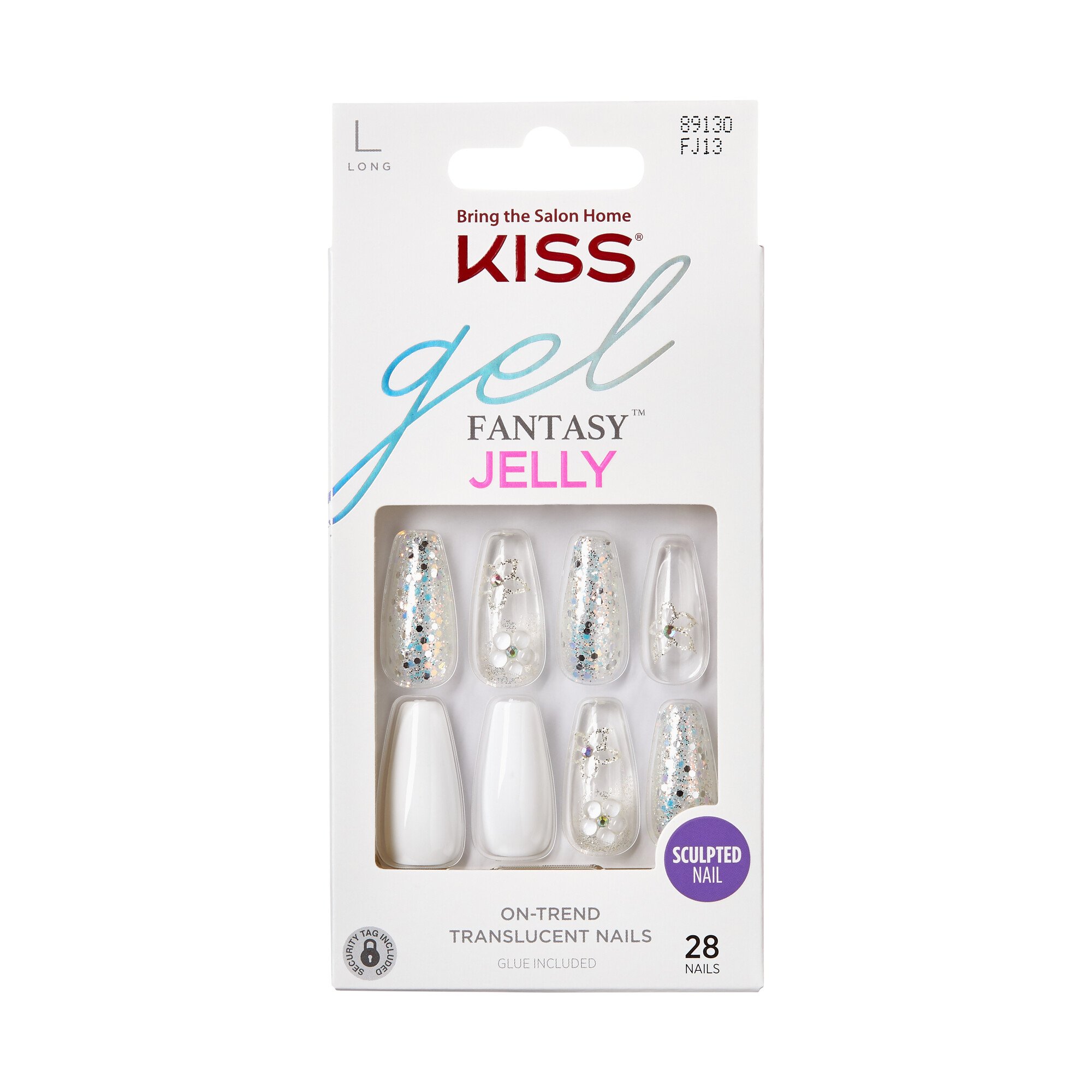 KISS Jelly Fantasy Long Nails - Sweet Jelly - Shop Nail Sets at H-E-B