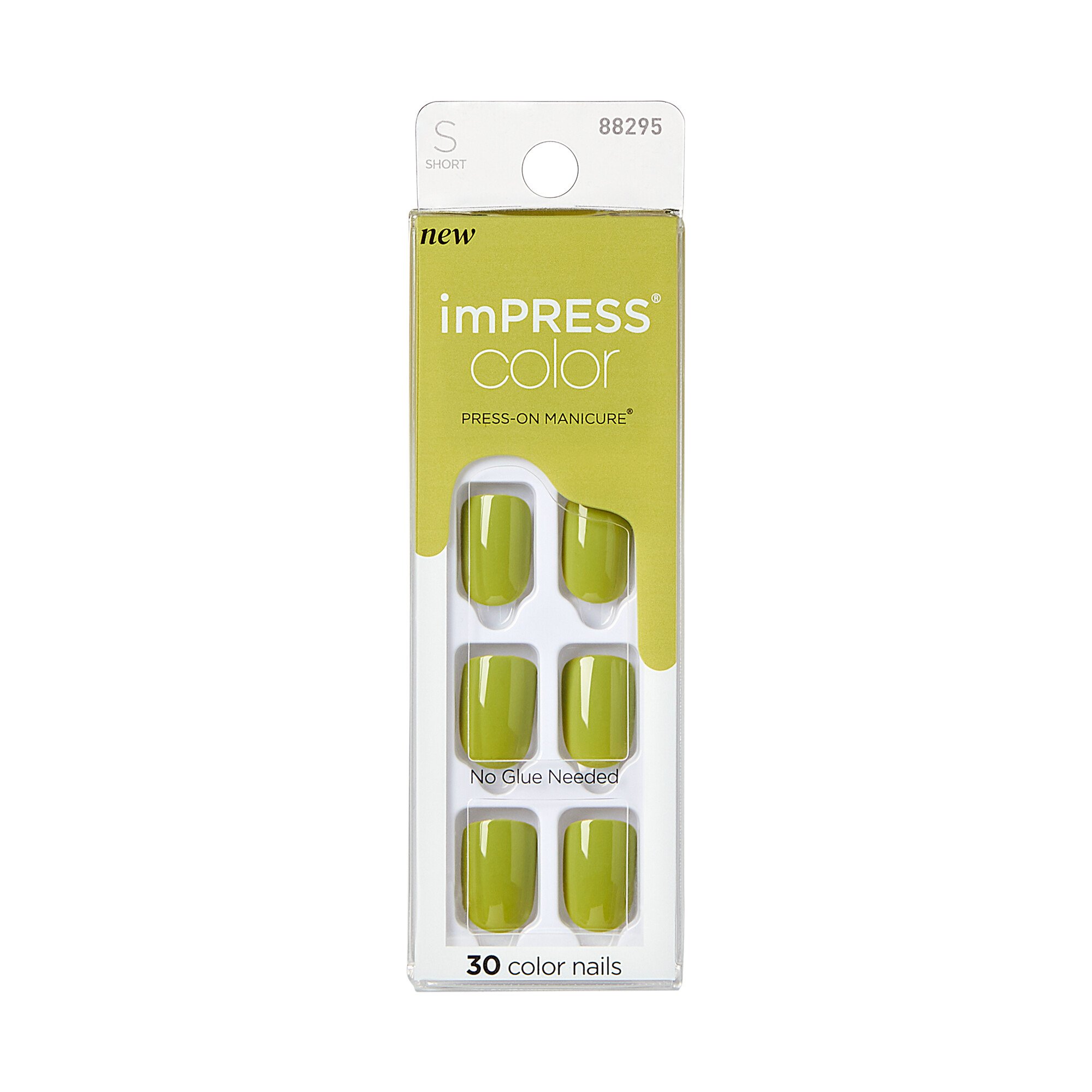 KISS imPRESS Color Press-On Manicure - Green Juice - Shop Nail Sets at ...