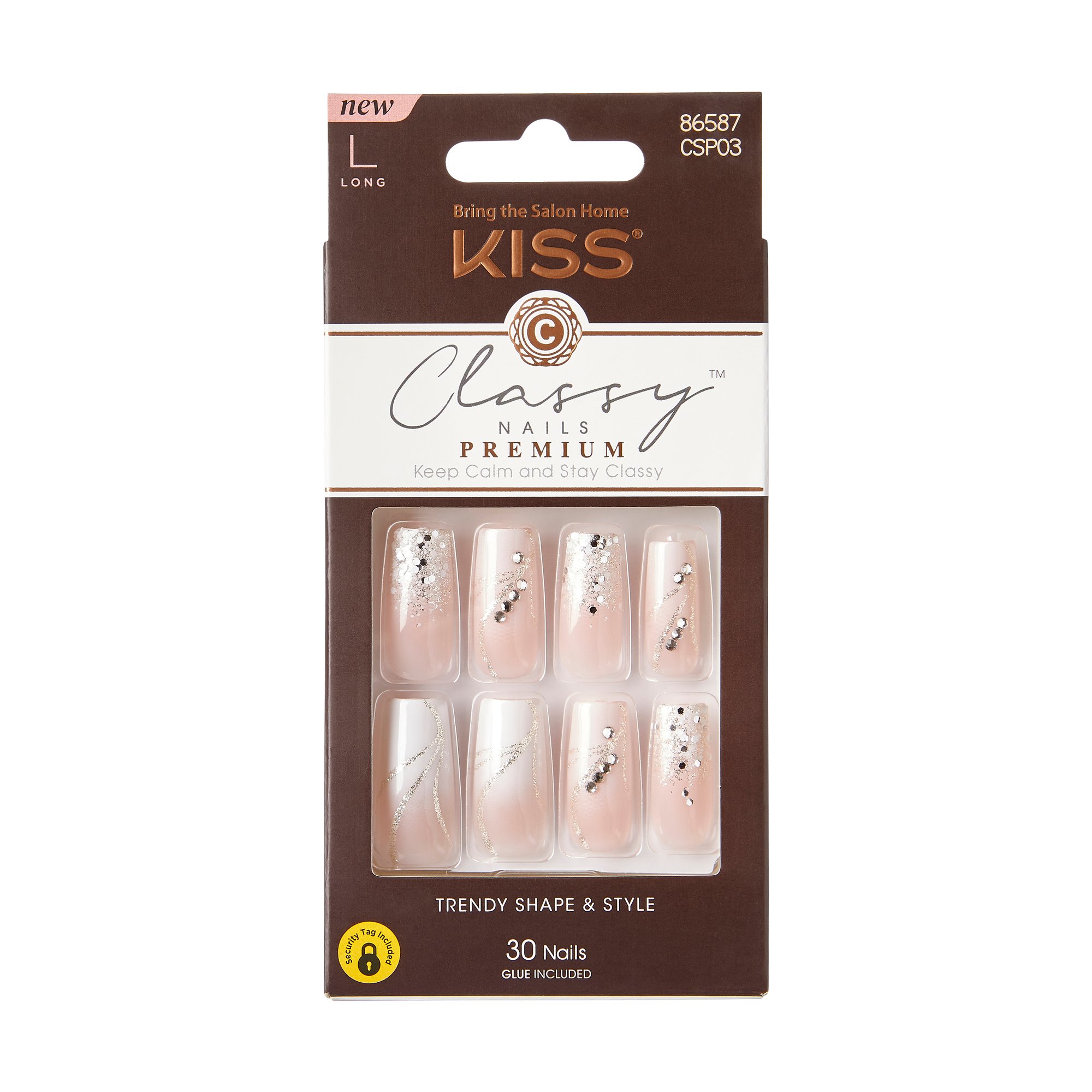 KISS Premium Classy Nails - Stunning - Shop Nail Sets at H-E-B