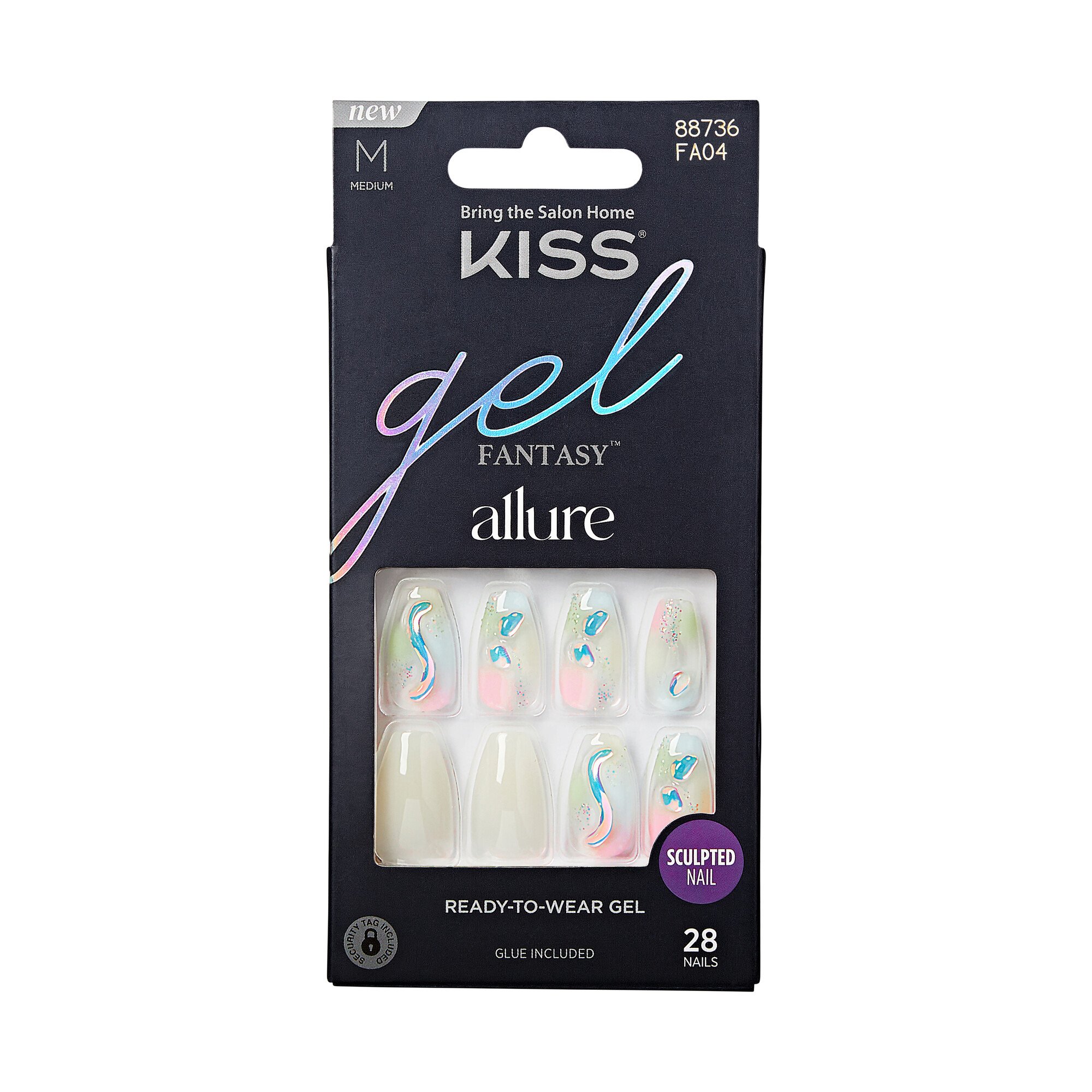 Kiss Gel Fantasy Allure Nails - Band of Color - Shop Nail Sets at H-E-B