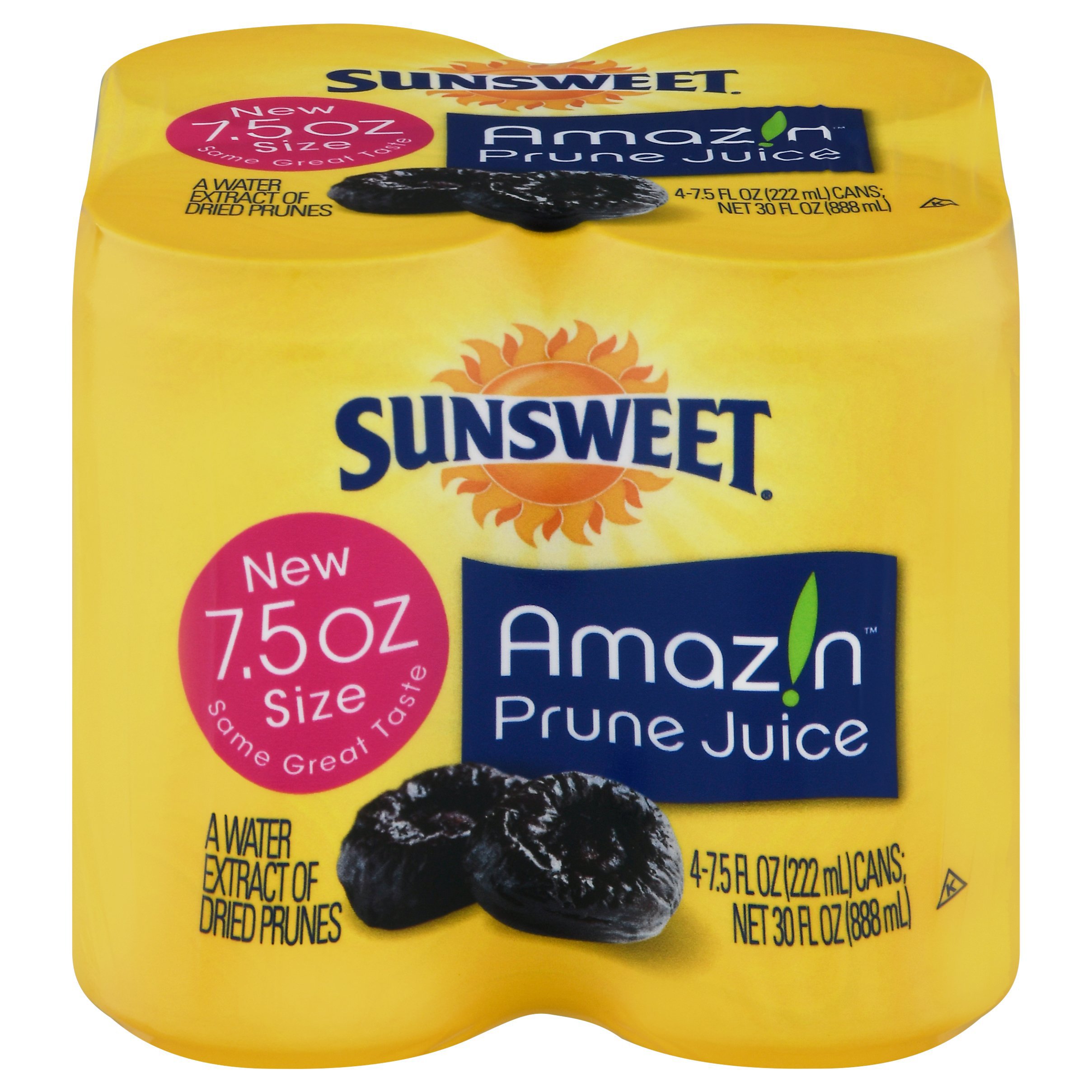 Sunsweet Amazin Prune Juice 7.5 oz Cans Shop Juice at HEB