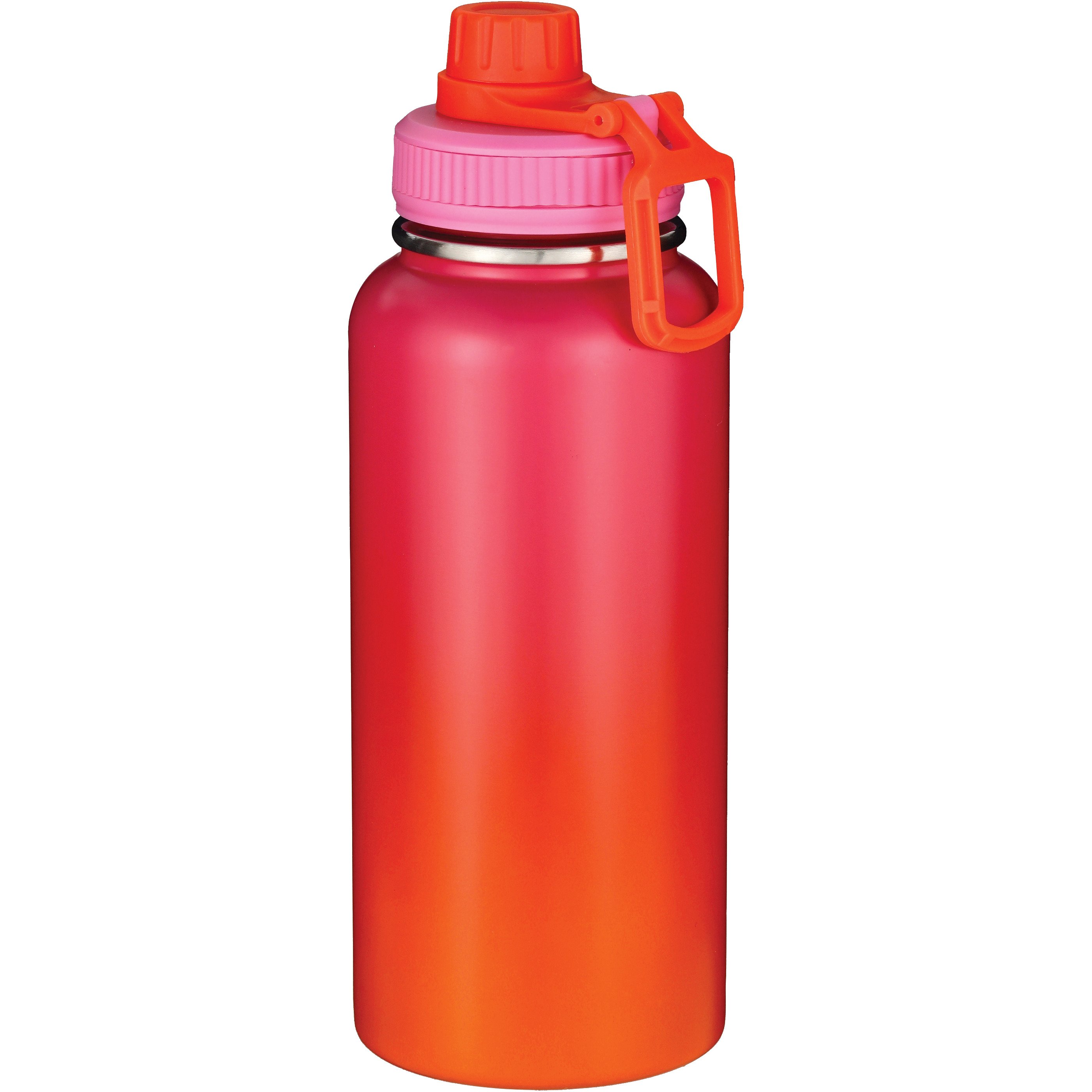 Destination Holiday Ombre Stainless Steel Water Chug Bottle Pink