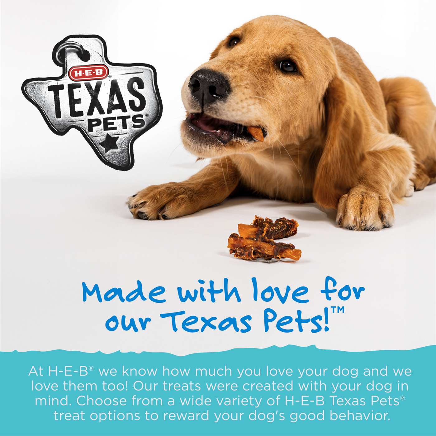 H-E-B Texas Pets Dog Treats - Sweet Potato & Chicken Jerky; image 2 of 7