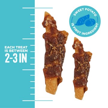 H-E-B Texas Pets Dog Treats - Sweet Potato & Chicken Jerky, 48 oz