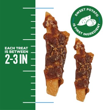 H-E-B Texas Pets Dog Treats - Sweet Potato & Duck Jerky, 16 oz