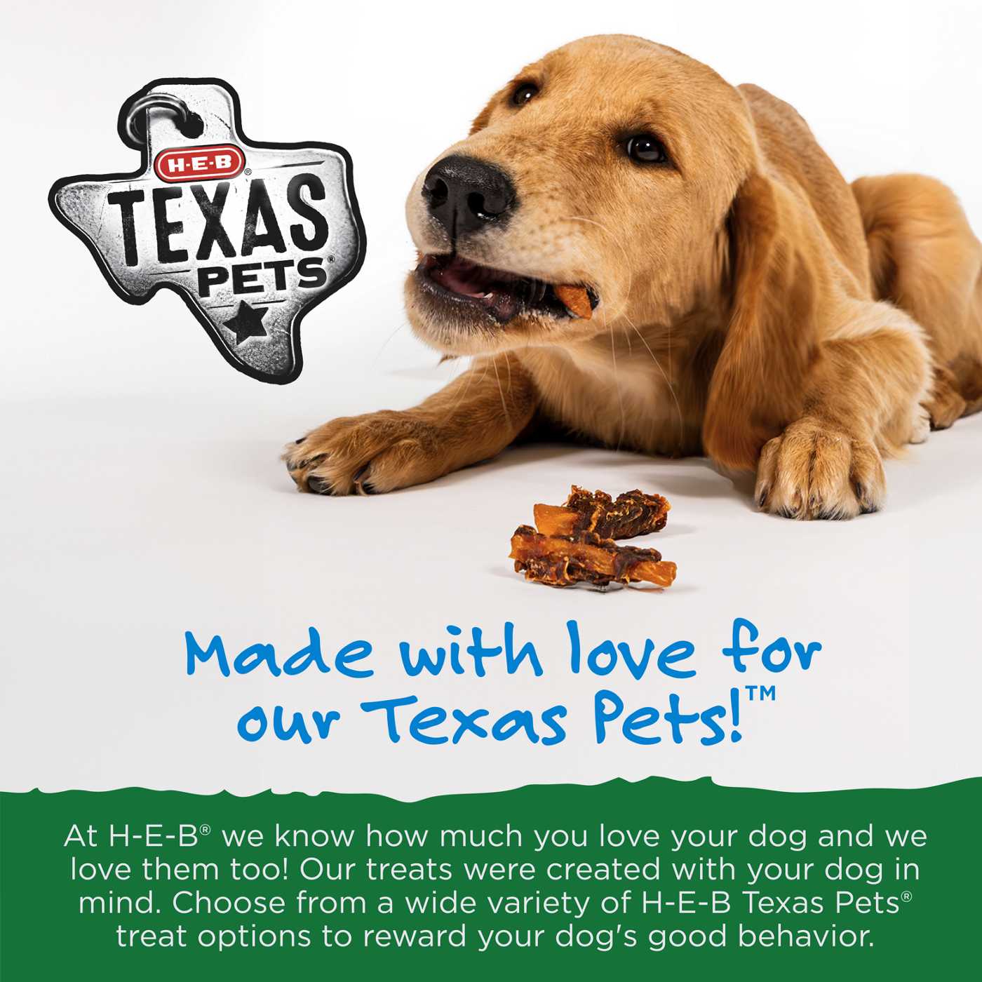 H-E-B Texas Pets Dog Treats - Sweet Potato & Duck Jerky; image 4 of 4