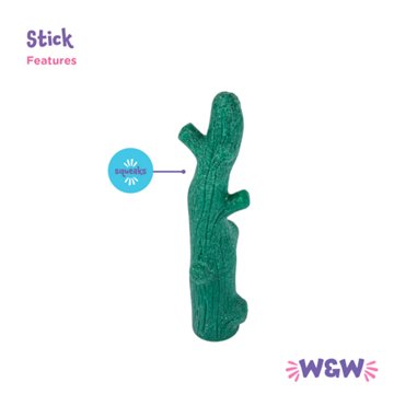 Woof & Whiskers TPR Stick Dog Toy