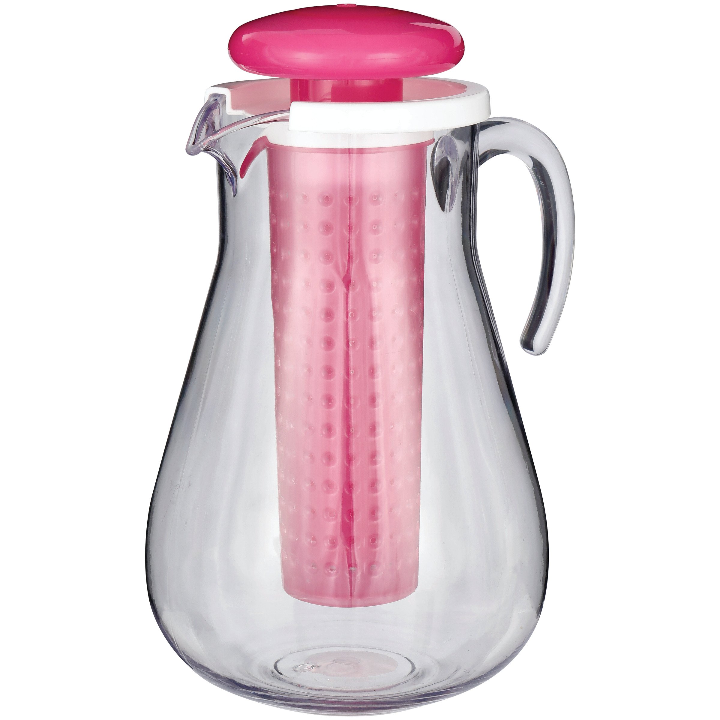 Destination Holiday Infusion Acrylic Summer Beverage Pitcher Pink