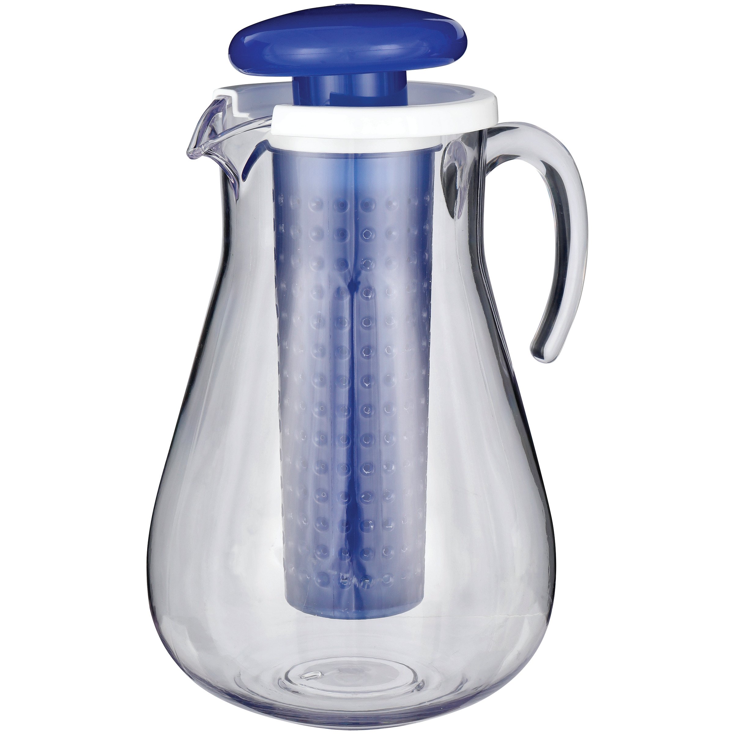 Destination Holiday Infusion Acrylic Summer Beverage Pitcher Blue