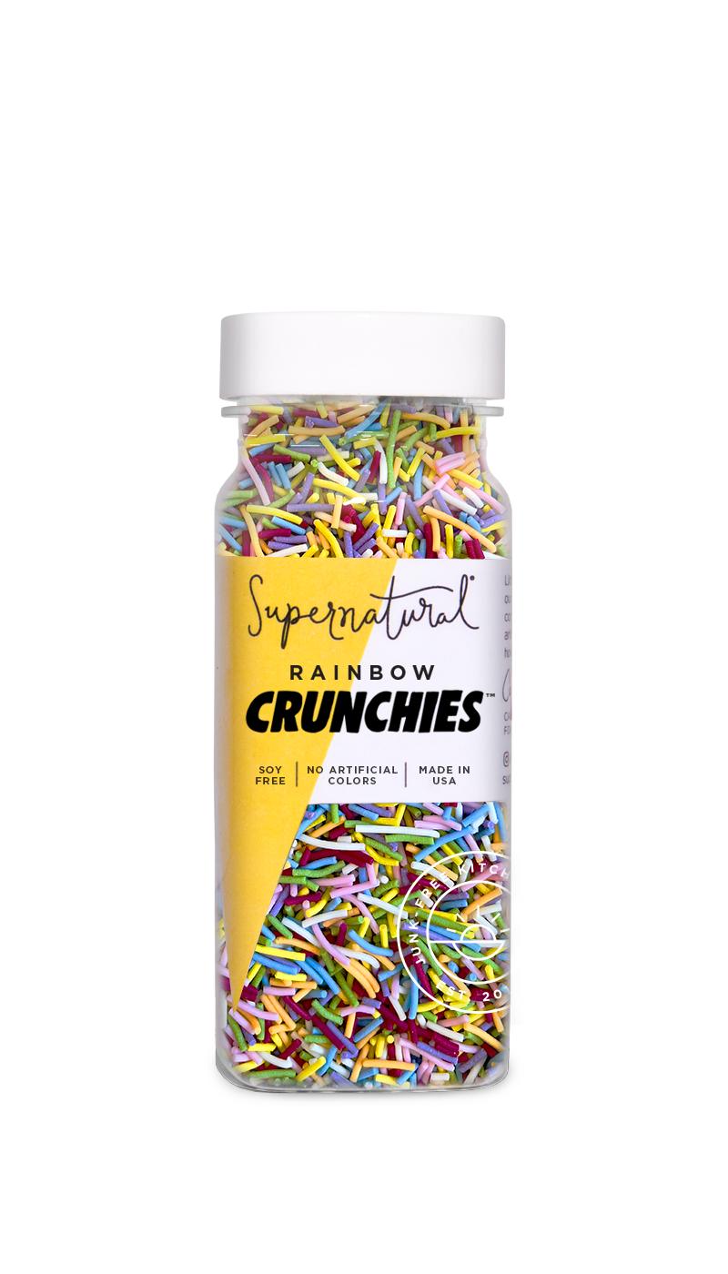 Supernatural Dye-Free Rainbow Crunchies Sprinkles Shop Icing