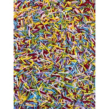 Supernatural Dye-Free Rainbow Crunchies Sprinkles, 3 oz