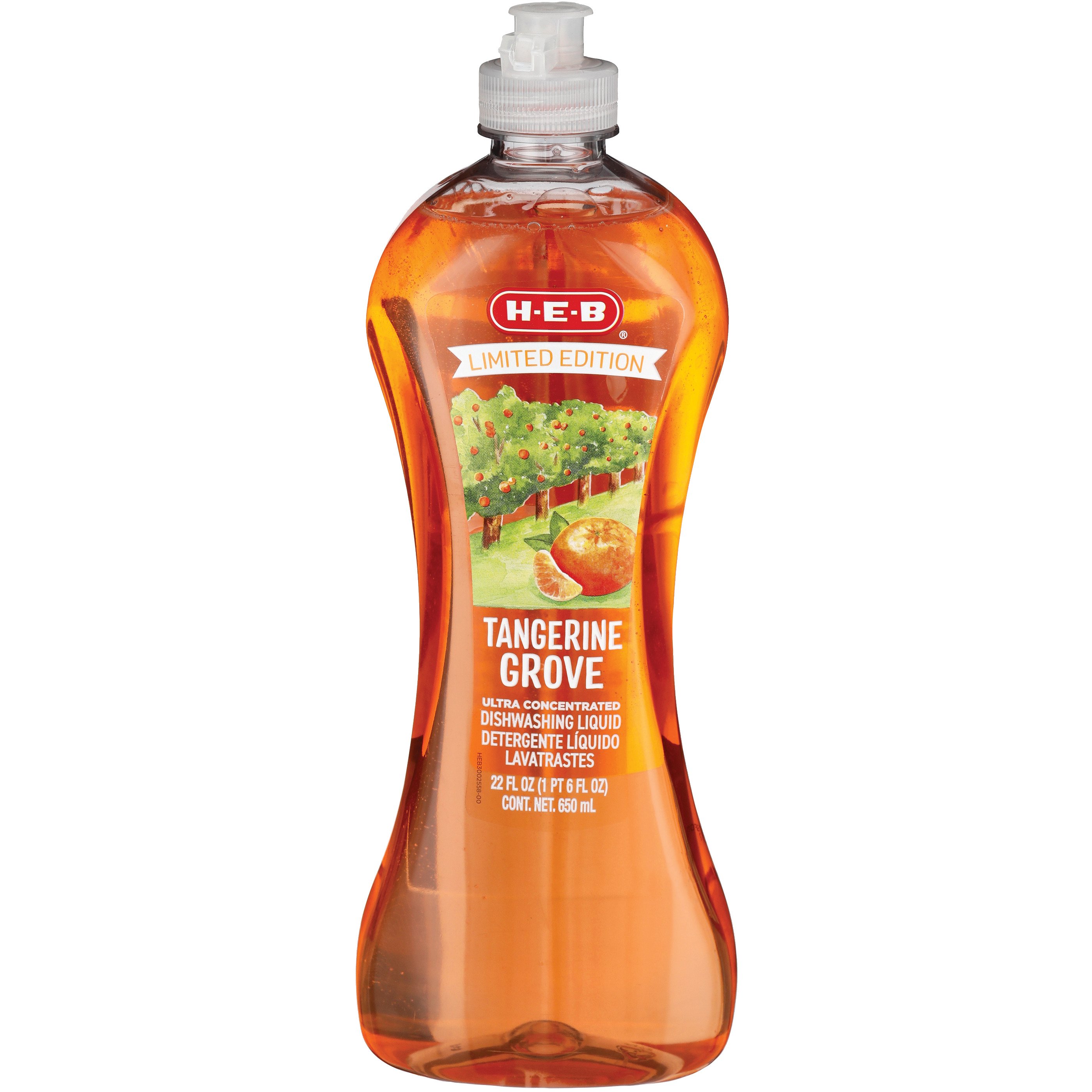 HEB Ultra Concentrated Dishwashing Liquid Tangerine Grove Shop