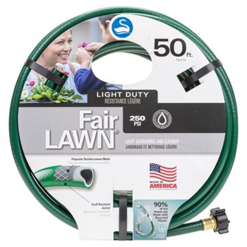 Swan Fair Lawn Light Duty Garden Hose, 1/2" x 50'