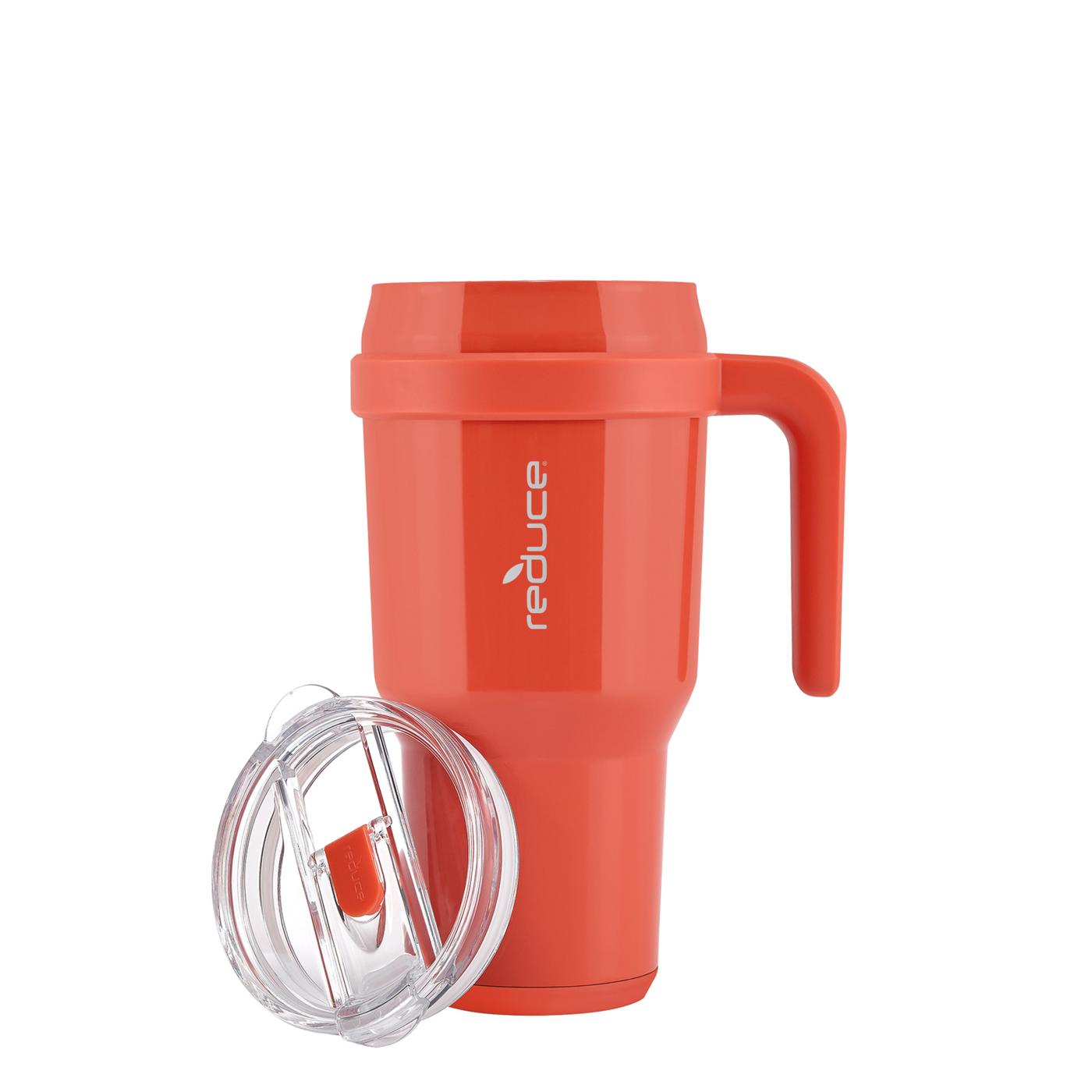 Reusable cup red thermo mug red thermo cup reduce plastic waste