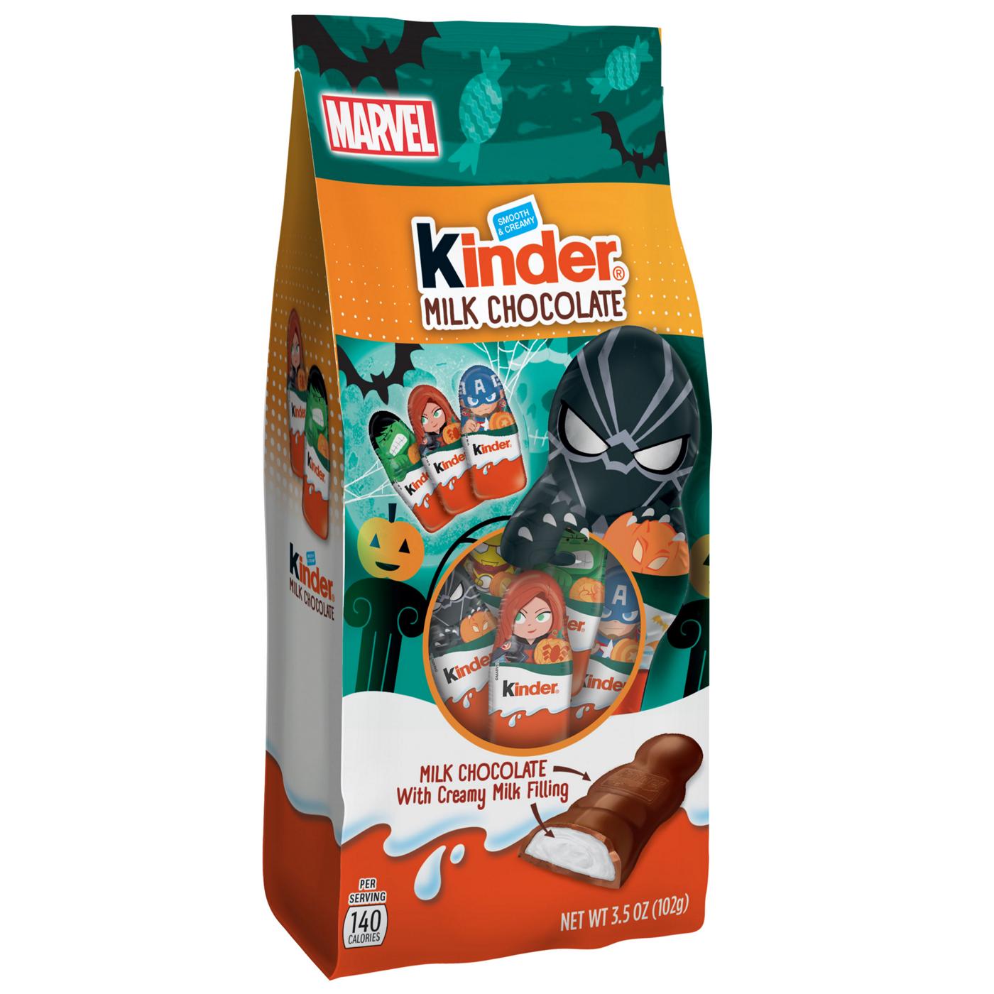 Kinder Milk Chocolate Holiday Marvel Figures Bag; image 2 of 3