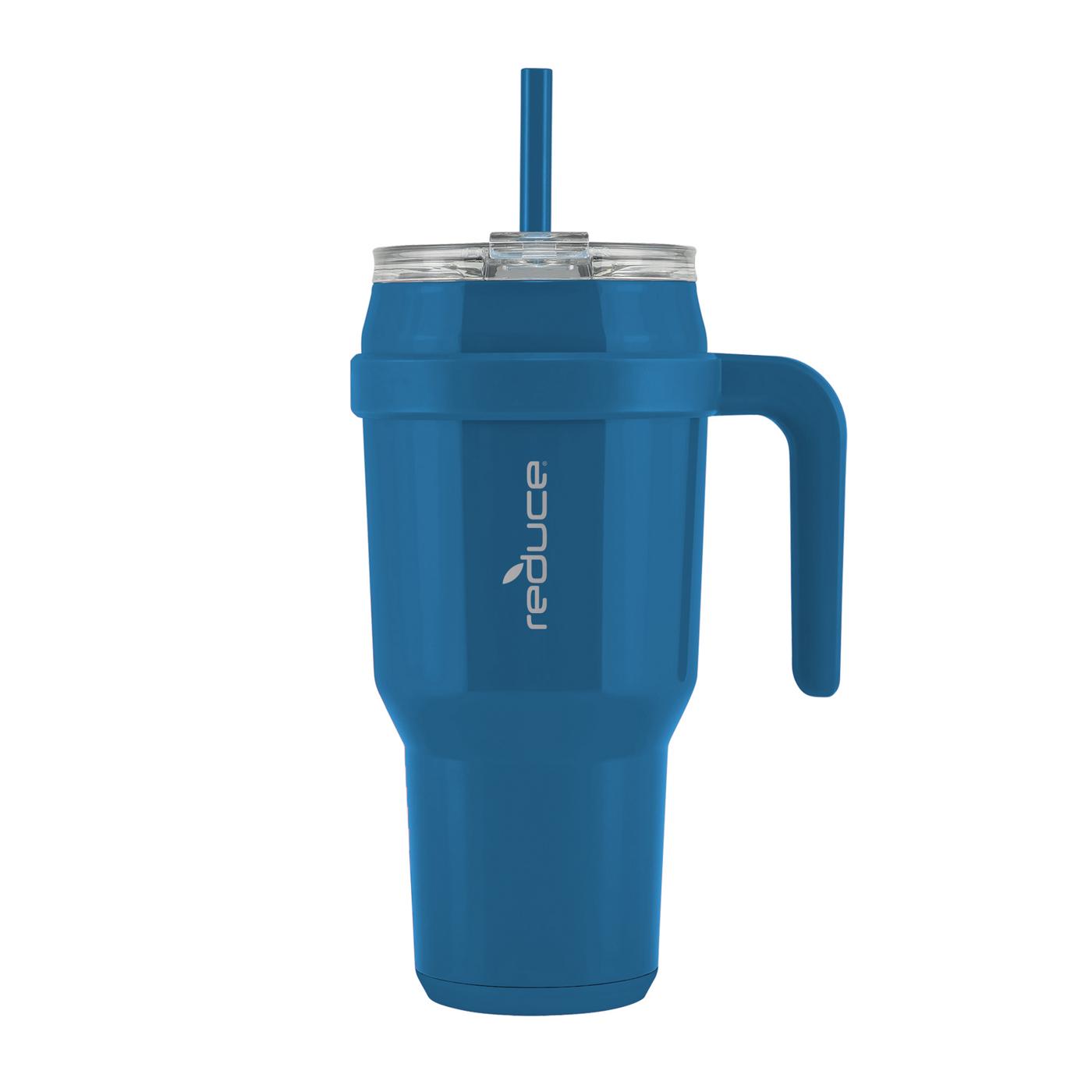 Reduce Cold1 Vacuum Insulated Stainless Steel Mug with Lid & Straw - Cotton  - Shop Travel & To-Go at H-E-B