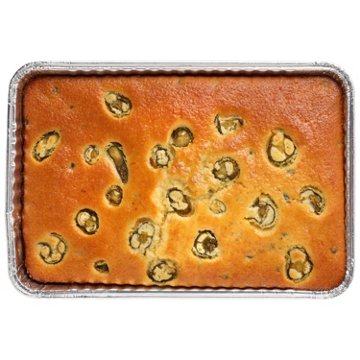 H-E-B Bakery Jalapeno Cornbread, 1/4 Sheet