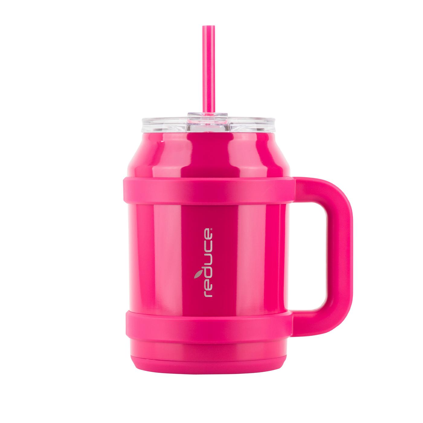 Reduce Cold1 Vacuum Insulated Stainless Steel Mug with Lid & Straw - Orchid; image 1 of 5