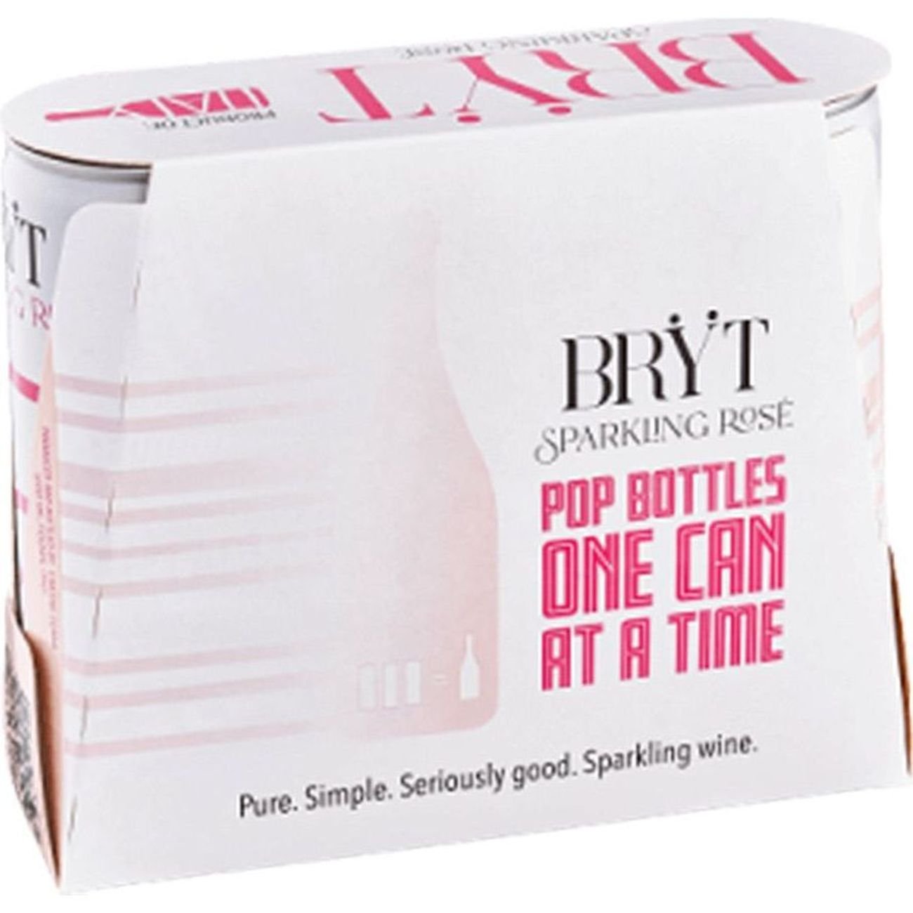 Bryt Sparkling Rose 3 pk Cans, 3/250