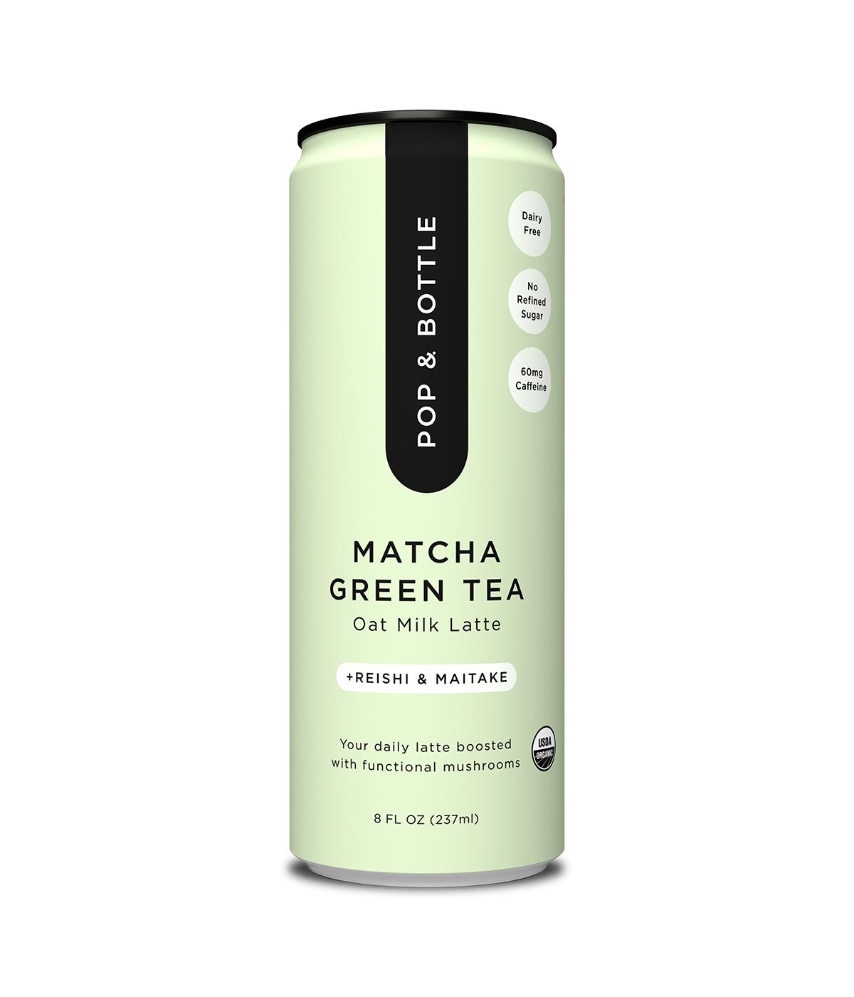 Pop & Bottle Matcha Green Tea Oat Milk Latte; image 1 of 2