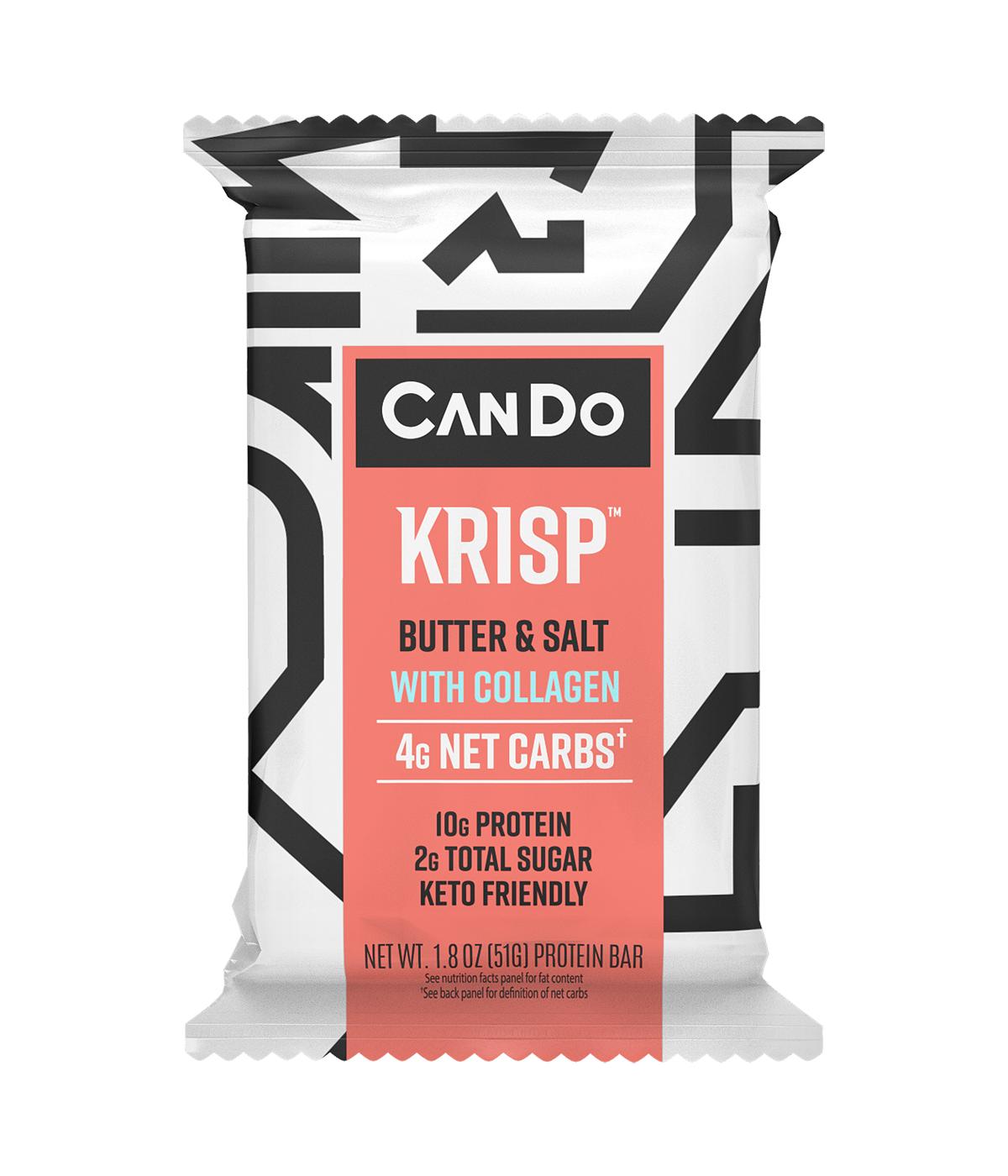 CanDo Krisp 10g Protein Bar - Butter & Salt with Collagen; image 1 of 2