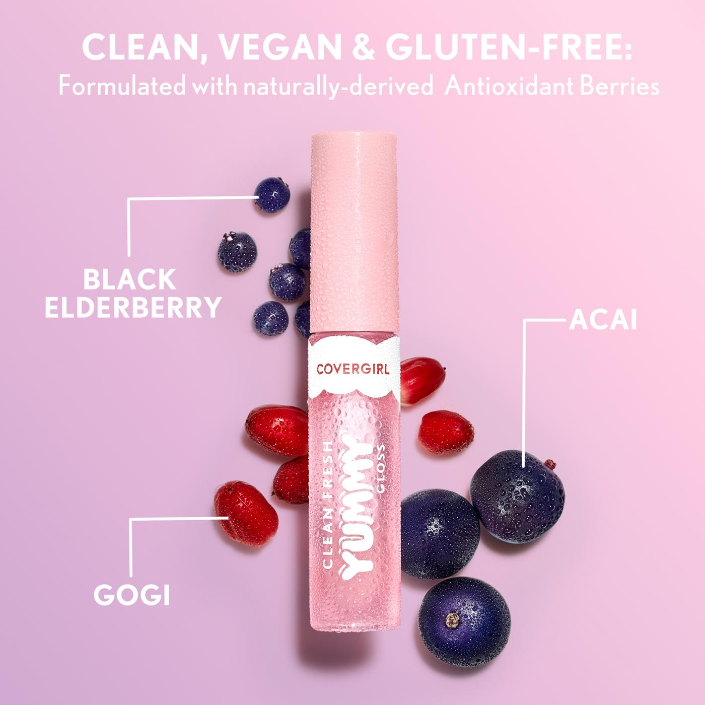 Covergirl Clean Fresh Yummy Lip Gloss - Sugar Poppy; image 2 of 10