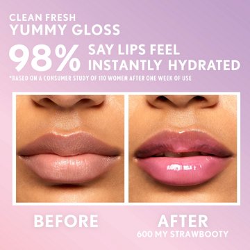 Covergirl Clean Fresh Yummy Lip Gloss - My Strawbooty