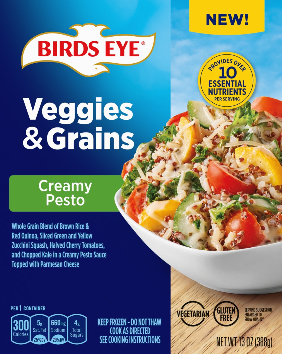 Birds Eye Veggies & Grains Creamy Pesto Shop Entrees & sides at HEB