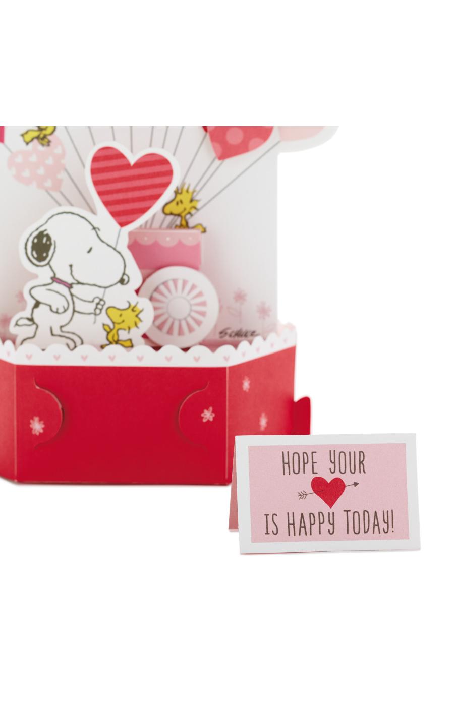 Hallmark Paper Wonder Musical Peanuts Pop Up Valentine's Day Card (Plays Linus & Lucy) - S1; image 5 of 6