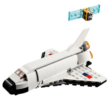 LEGO Creator 3-in-1 Space Shuttle Set, 144 pc