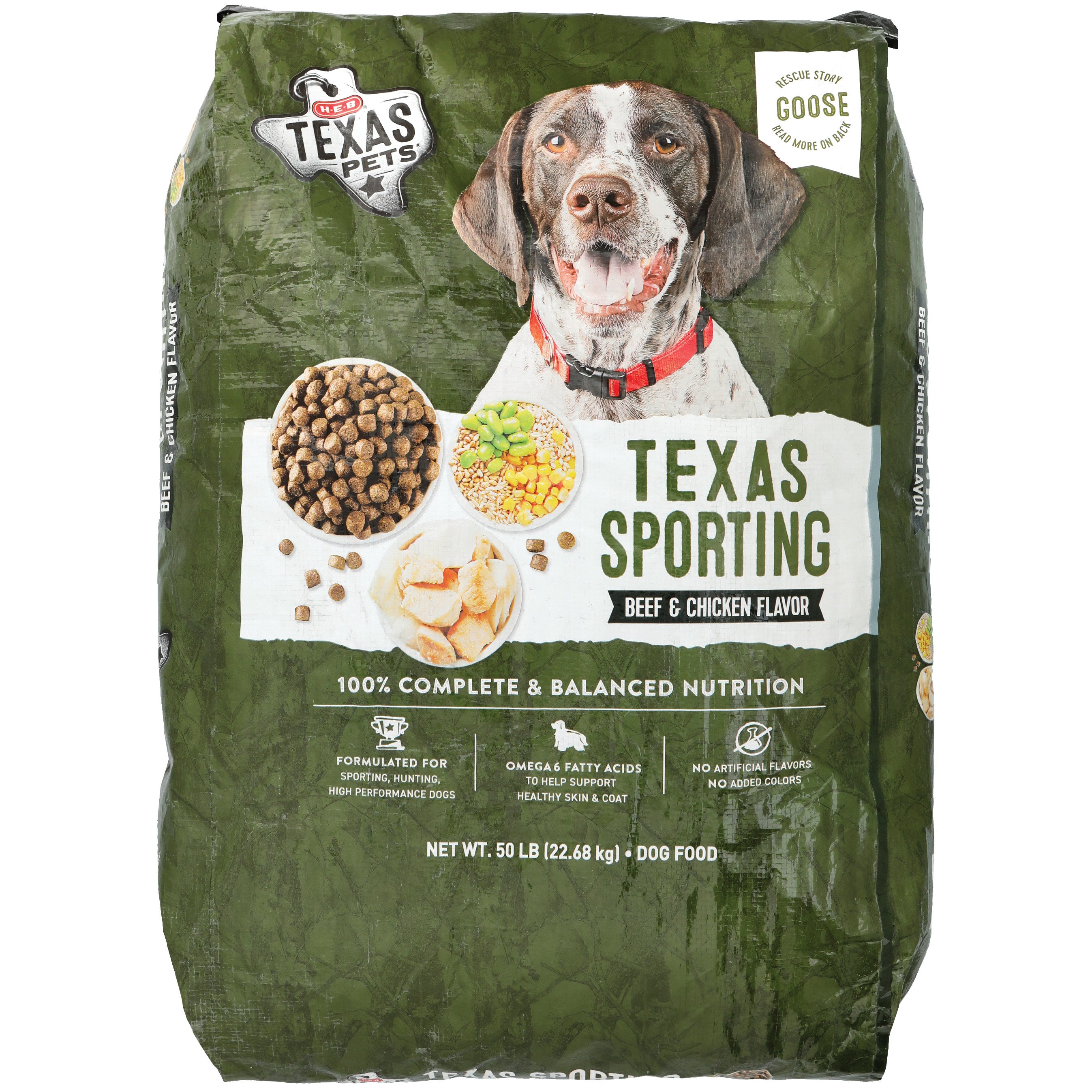 H E B Texas Pets Sporting Beef Chicken Flavor Dry Dog Food