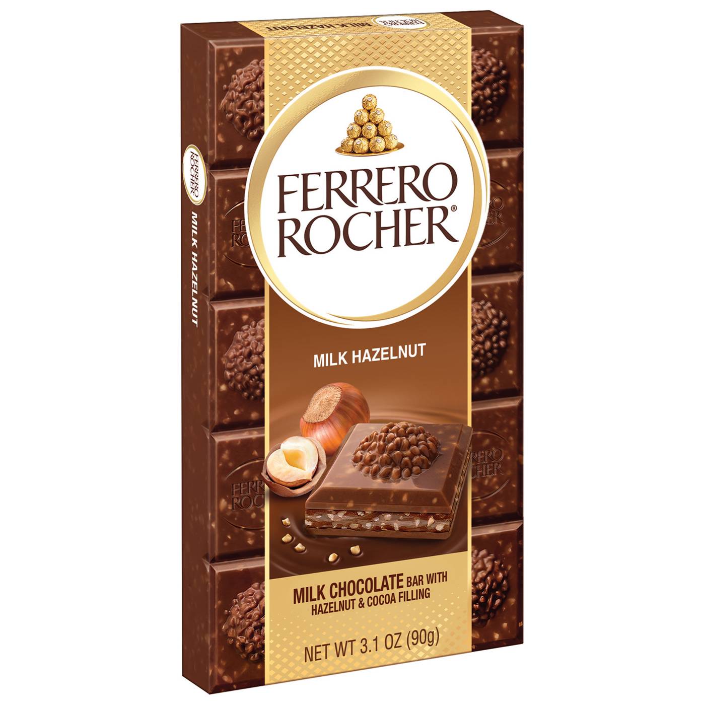 Ferrero Rocher Milk Hazelnut Chocolate Bar; image 2 of 4