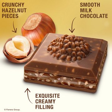 Ferrero Rocher Milk Hazelnut Chocolate Bar