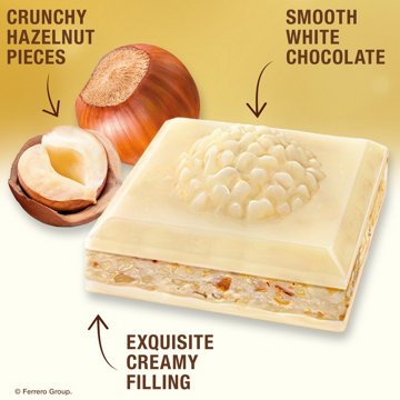 Ferrero Rocher White Hazelnut Chocolate Bar