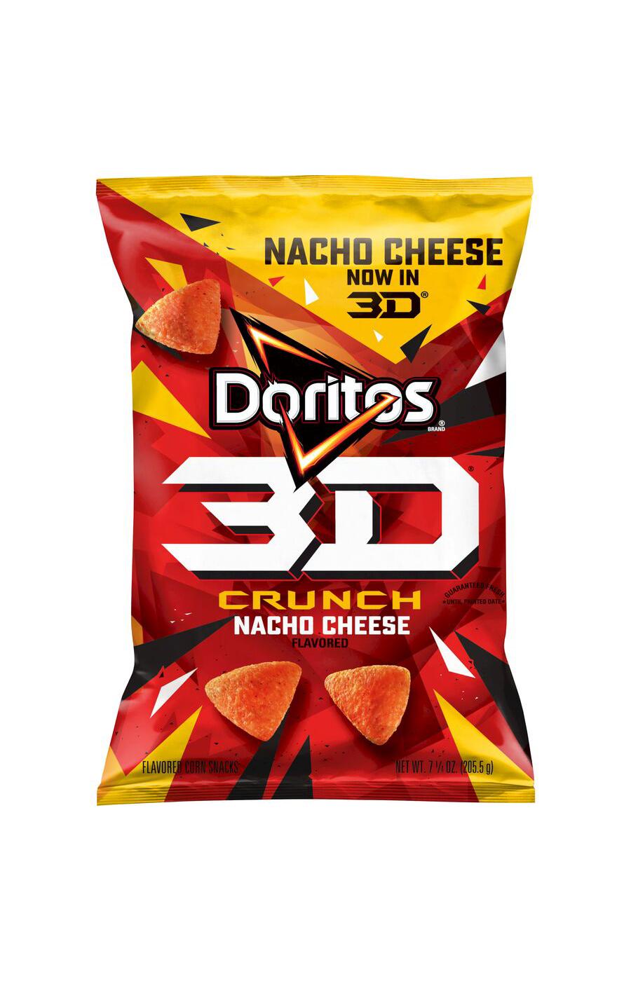 Doritos 3D Crunch Nacho Cheese; image 1 of 2