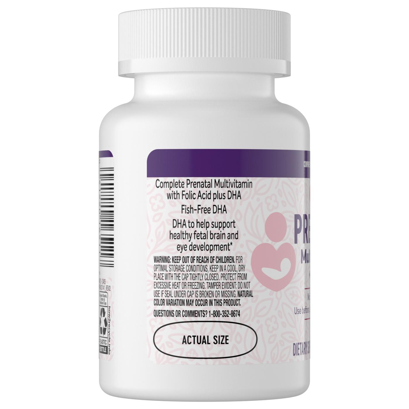 H-E-B Prenatal Multivitamin & DHA Supplement Softgels; image 6 of 6