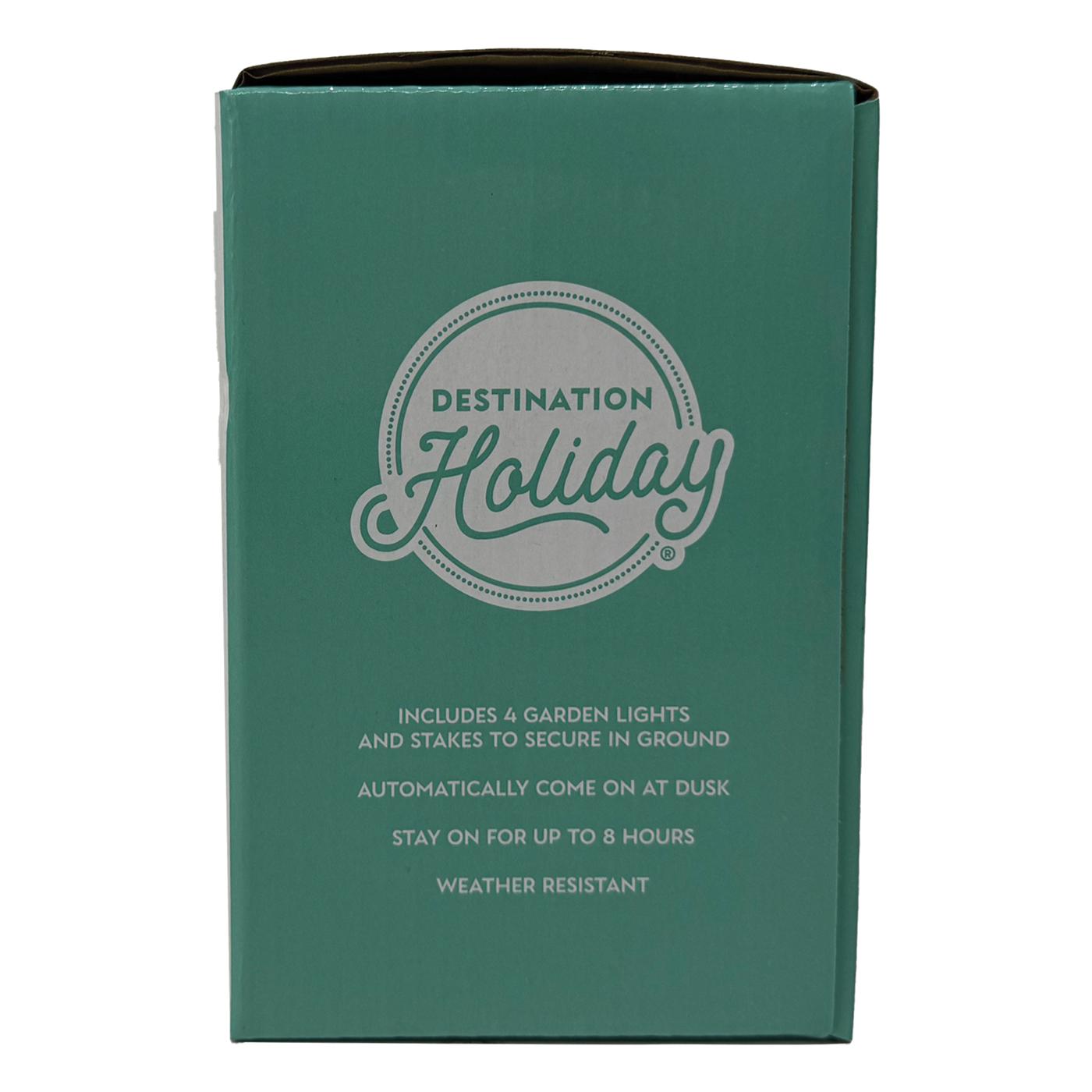 Destination Holiday Solar-Powered Color Changing Flower Shape Garden Light Stakes; image 6 of 8