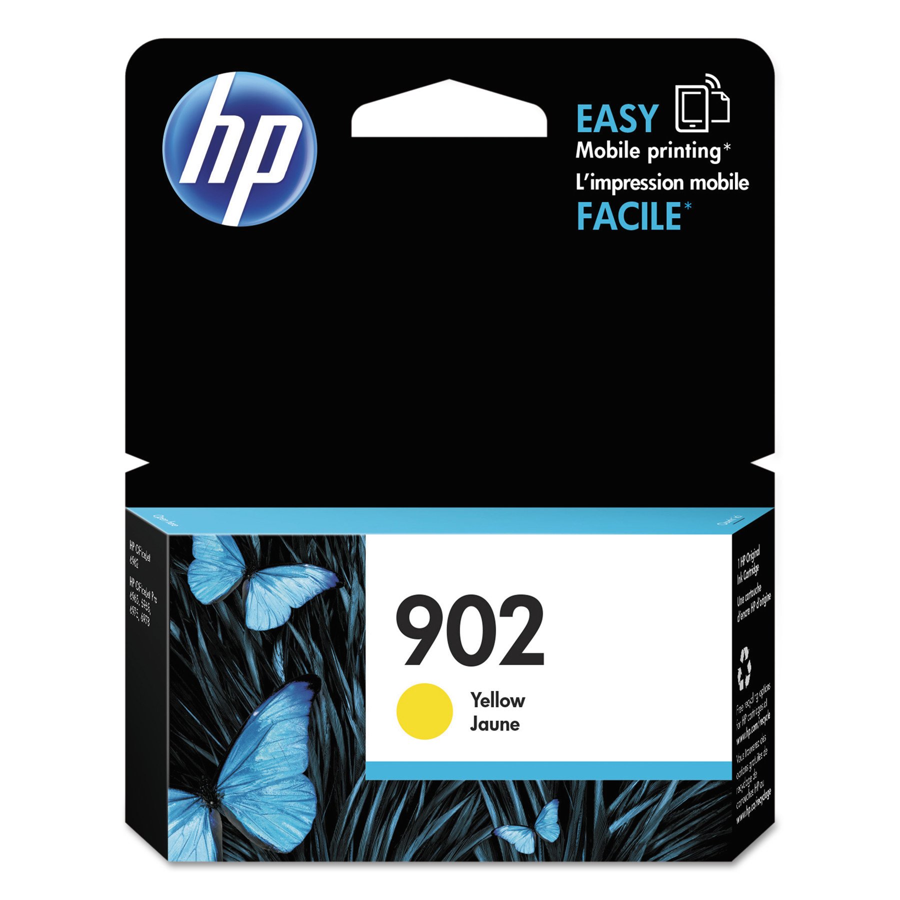 Hp 902 original ink cartridge yellow shop printer ink at h e b