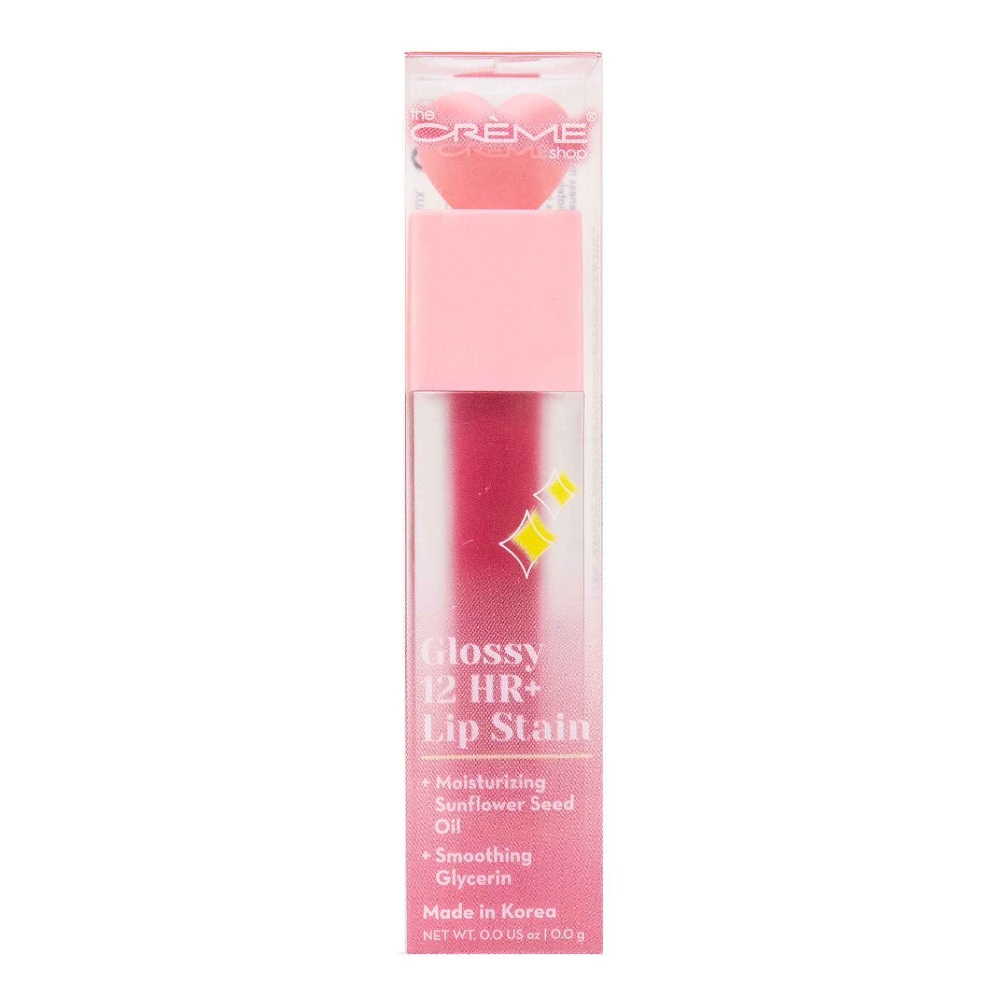 The Crème Shop Glossy 12 Hour Lip Stain New Flame Shop Lipstick at HEB