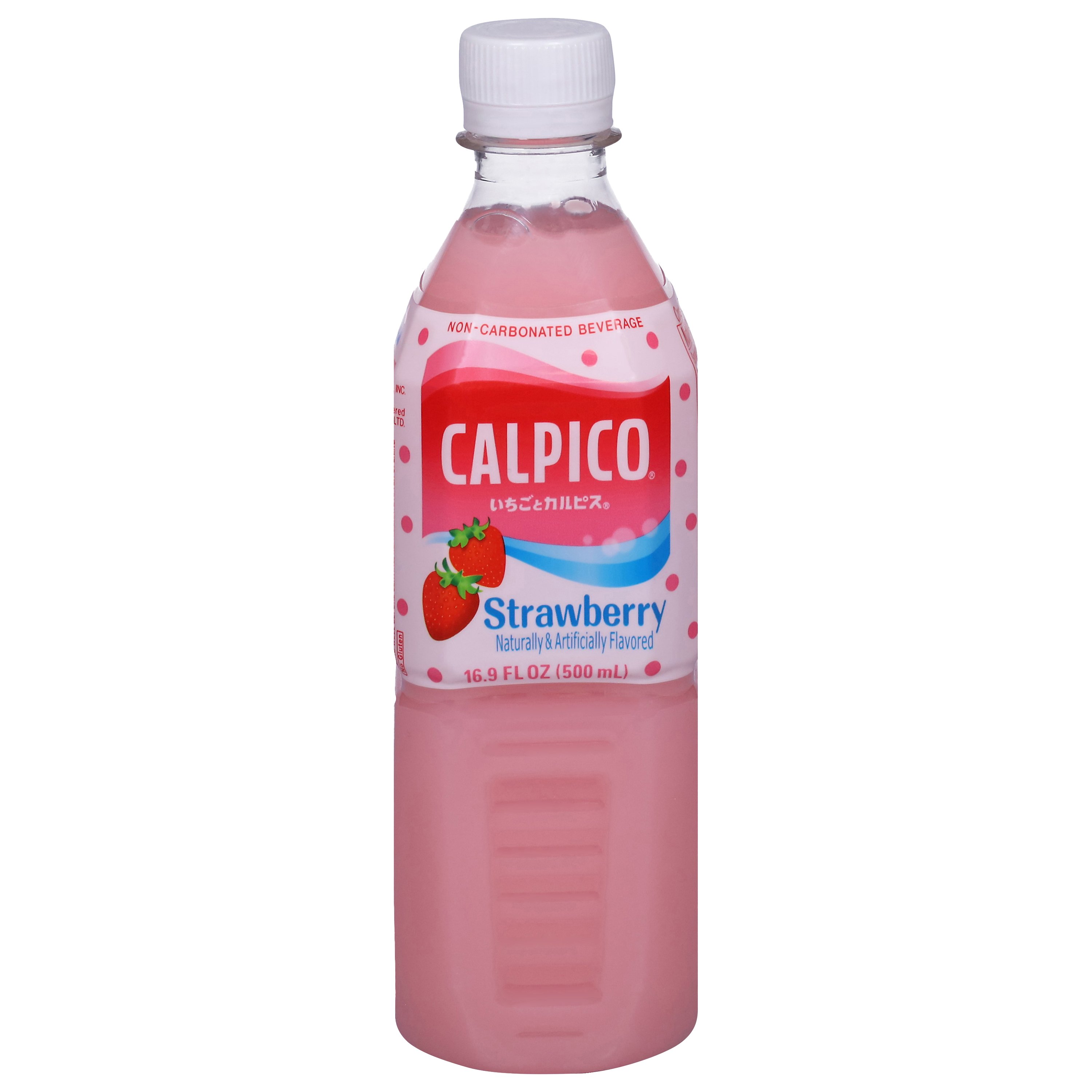 Calpico Non-Carbonated Strawberry Beverage, 16.9 oz