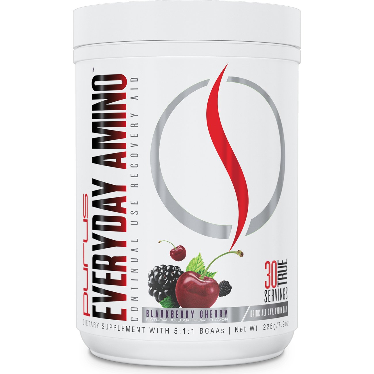 Purus Everyday Amino - Blackberry Cherry, 7.9 oz