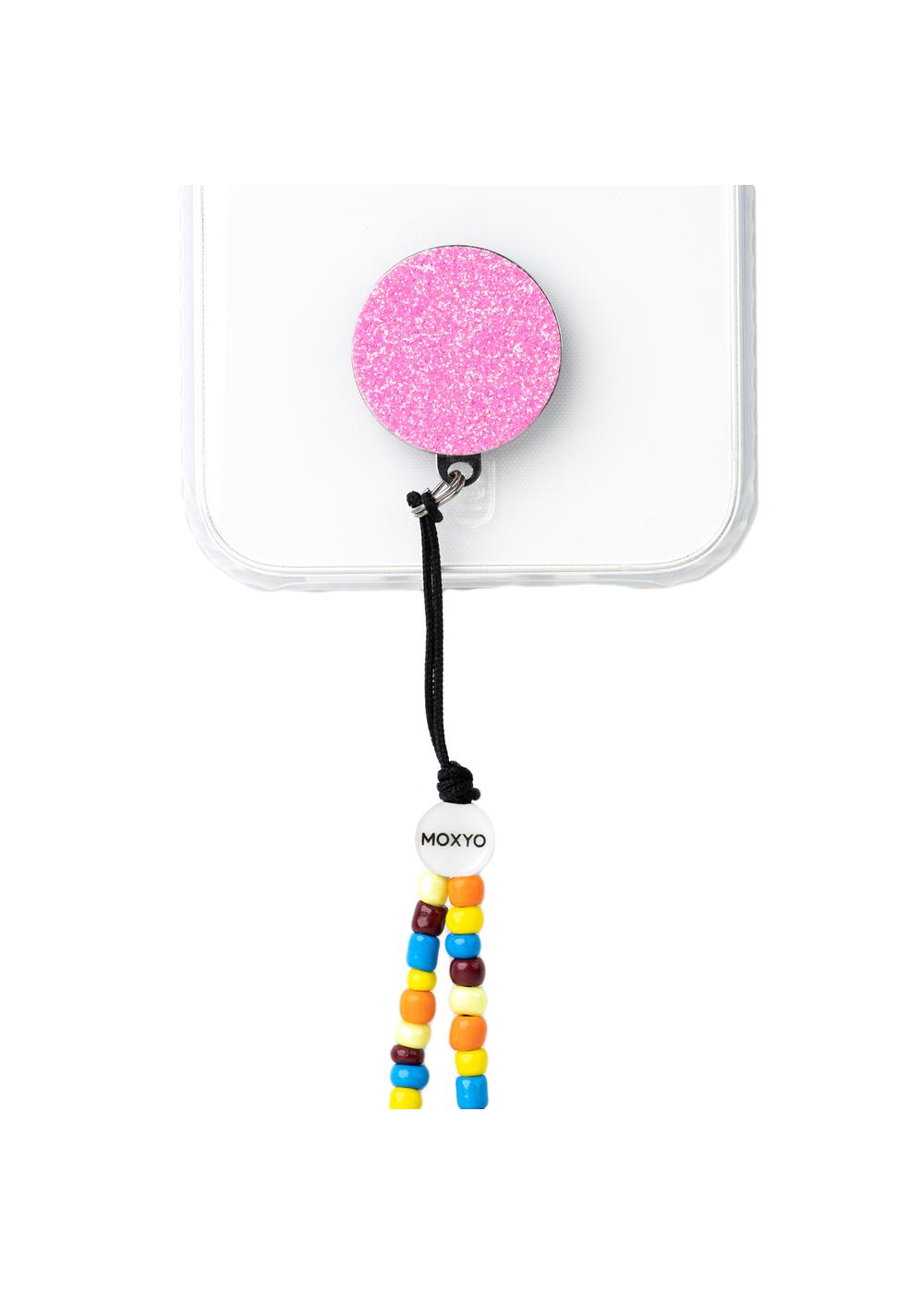 Moxyo Zigi Beaded Phone Lanyard Pink Shop Phone cases & stands at HEB