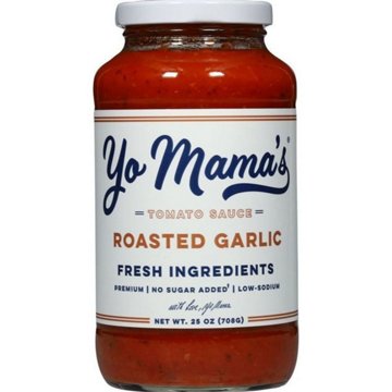 Yo Mama's Roasted Garlic Tomato Sauce, 25 oz