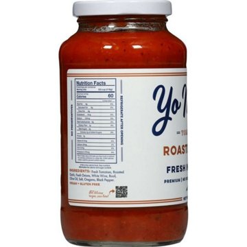 Yo Mama's Roasted Garlic Tomato Sauce, 25 oz