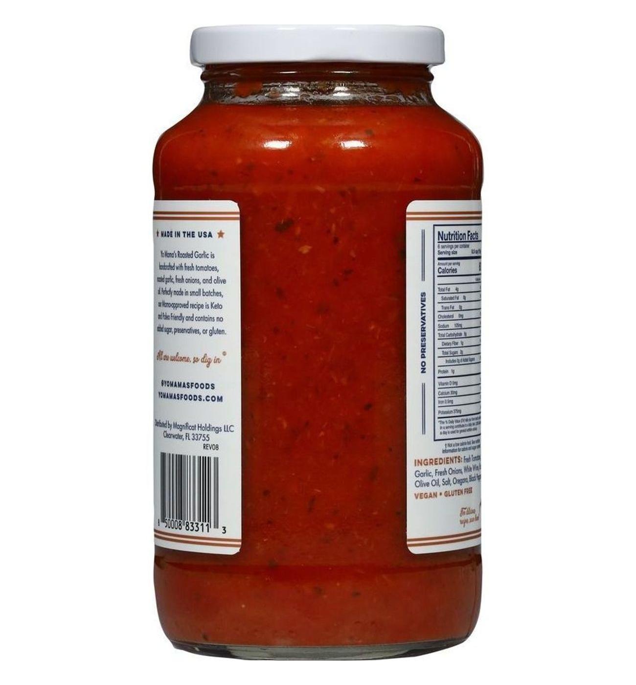 Yo Mama's Roasted Garlic Tomato Sauce; image 3 of 8