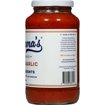 Yo Mama's Roasted Garlic Tomato Sauce, 25 oz