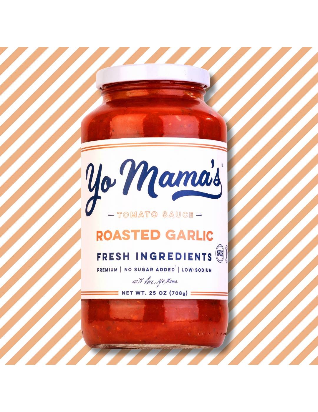 Yo Mama's Roasted Garlic Tomato Sauce; image 7 of 8